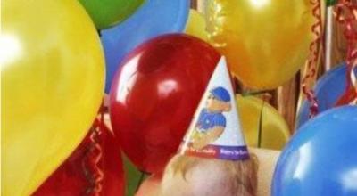 Ребенку годик: как отметить день рождения День рождения ребенка в домашних условиях